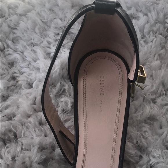 Celine black ankle strap heel - Picture 2 of 7